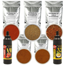 Zestaw Do Grilla Mix Przypraw Ketchup Musztarda