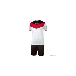 Givova Komplet Kit Campo biało-czerwono-czarny KITC53 1210