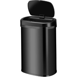 CZARNY AUTOMATYCZNY KOSZ NA ŚMIECI ODPADY 50L CZUJNIK