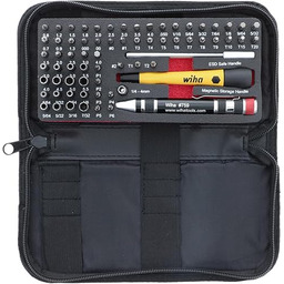 Wiha 75971 68-częściowy zestaw kluczy nasadowych z grzechotką