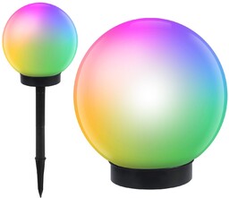 GreenBlue GB122 Zewnętrzna Lampa Ogrodowa w kształcie Kuli,