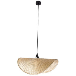 KOSHI I lampa wisząca rattanowa wykończenie czarny E27