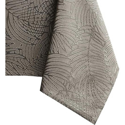 AmeliaHome Obrus plamoodporny wzór roślinny 120x160 cm Cappuccino
