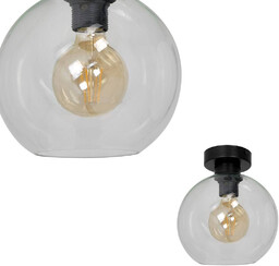 Nowoczesna lampa sufitowa plafon SOFIA CLEAR MLP6573