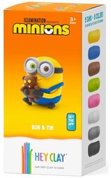 HEY CLAY Masa plastyczna Minionki Bob i Tim