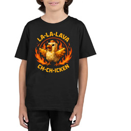 La-la-lava ch-ch-icken - lawa kurczak - dziecięca koszulka