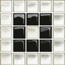 OPOCZNO OD660-117 Płytki Glass white/black mosaic b new