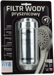Filtr prysznicowy Fit Aqua Srebrny