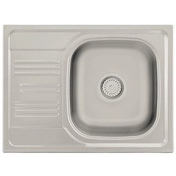 Zlewozmywak stalowy Kernau KSS C 455 1B1D Linen