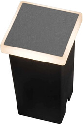Azzardo Oprawa schodowa LED kwadratowa szara 5cm AZ4466