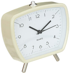 Zegarek budzik Cathy kremowy vintage