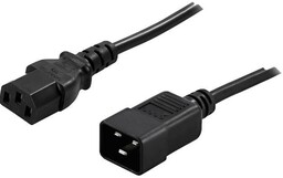 PowerWalker Przedłużacz kabla zasilającego IEC 320 C13-> C20