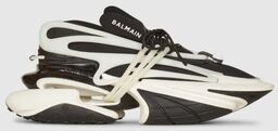 BALMAIN Czarno-białe sneakersy męskie Unicorn