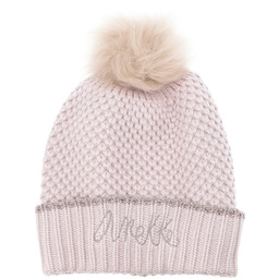 Anekke Różowa Ciepła Damska Czapka
