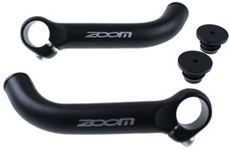 Rogi kierownicy Zoom MT-30A aluminium 3D czarne