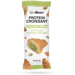 GymBeam Croissant proteinowy z nadzieniem pistacjowym 50 g