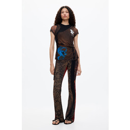 Desigual Bluzka z tiulu w print Ottolinger