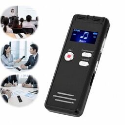 Profesjonalny dyktafon cyfrowy 64GB Usb-c Hd 1536kbps redukcja