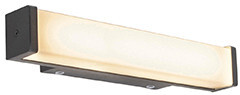 Lampa ścienna czarna 32 cm IP44 - Cascada