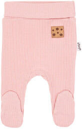 Dziewczęce półśpiochy bawełna prążkowana różowa Nicol,r.56