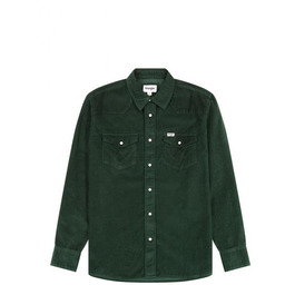 Koszula Męska Sztruks Wrangler 112357240 Western Shirt Scarab