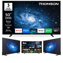 Telewizor SmartTV Fire 50" Thomson 50UF4S35 4K Hdr