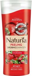 Joanna Naturia, peeling drobnoziarnisty, truskawka, 100 ml