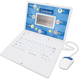 LEXIBOOK JC598i3 - Dwujęzyczny laptop edukacyjny z 124