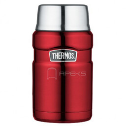 Termos obiadowy ze składaną łyżką i kubkiem Thermos