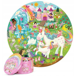 Puzzle okrągłe 150 Jednorożce