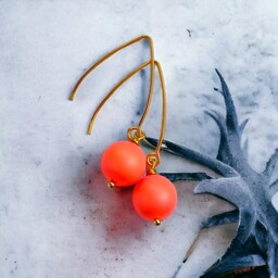 Pakamera Swarovski neon pearls : neon orange