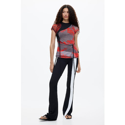 Desigual Bluzka z tiulu w print Ottolinger