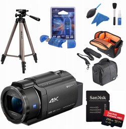 Sony FDR-AX43 Kamera Handycam 4K Uhd Wi-fi Karta
