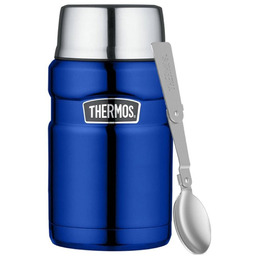 Termos obiadowy ze składaną łyżką i kubkiem Thermos