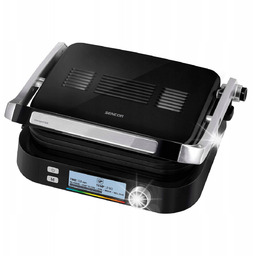 Inteligentny grill kontaktowy SENCOR SBG4010SS 2100W wyświetlacza LCD