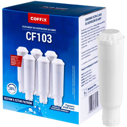 Zestaw 6 sztuk filtrów Coffix CF103 do ekspresu