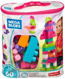 Mega Bloks, Duże klocki, Zestaw 60 el., DCH54,