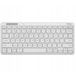 Klawiatura membranowa Trust Lyra Bluetooth Radiowa Usb Biała