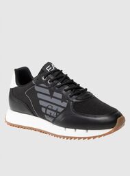 EA7 Czarne sneakersy z białą podeszwą, 1/3
