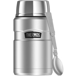 Termos obiadowy ze składaną łyżką i kubkiem Thermos