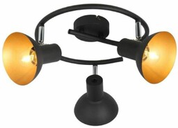 Lampa sufitowa Diso 3x40W, lampa loftowa, do salonu