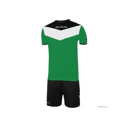 Givova Komplet Kit Campo zielono-czarny KITC53 1310