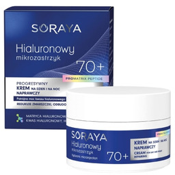 SORAYA Hialuronowy mikrozastrzyk Progresywny krem naprawczy 70+