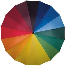 Parasol Tęczowy Lux Multicolor 16 klinowy
