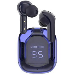 Acefast dokanałowe słuchawki bezprzewodowe TWS Bluetooth niebieski (T6