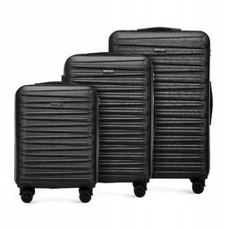 Zestaw walizek Wittchen Abs 56-3A-00S-11 czarny