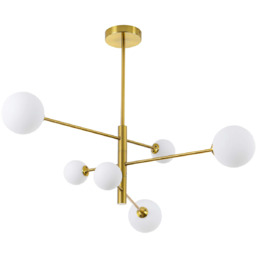 Lampa wisząca Dorado 6xG9 złota LP-002/6P - Light