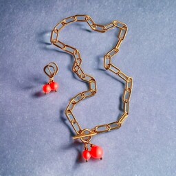 Pakamera KOMPLET Swarovski neon pearls : TWO :