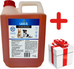 Lab-v Olej z Łososia 100% Dla Psa