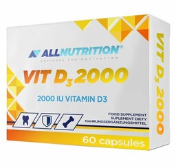 Allnutrition Vit D3 2000 IU, 60 kapsułek